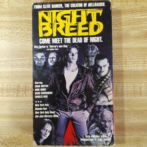 Clive Barker NIGHTBREED 1990 VHS  David Cronenberg Cult HORROR Video Treasures